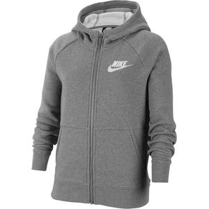 Nike Sportswear Meisjes Vest - Carbon Heather/White - Maat S