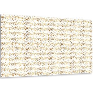 Tulup PVC Wandpaneel - Marokkaans Patroon Vinyl Wandpaneel - 100 cm x 50 cm - Gouden Zelfklevend Wandpaneel - 1 stuk - Wandpaneel Zelfklevend - Abstract Muurpaneel - Zelfklevend Wandpaneel - Plaktegels Keuken en Badkamer