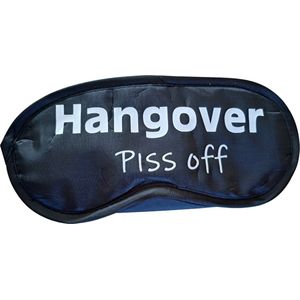 TWOA-Slaapmasker-Grappige tekst- zwart polyester- hangover piss off