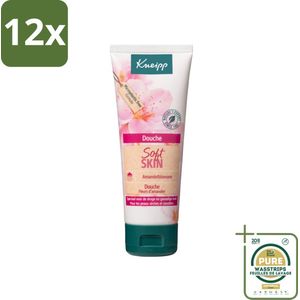 Kneipp – Amandel – Douche – 75 ml - Voordeelverpakking - 12 stuks - Amandelolie - Sheabutter