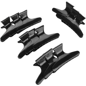 12 Stks/set Zwarte Vlinder Holding Haar Clip Haar Sectie Klauw Klemmen Kappers Tool