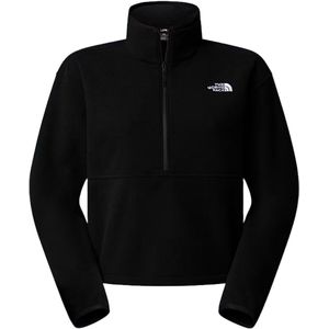 The North Face - Korte Glacier-fleece - Tnf Black - Dames - Halve Rits