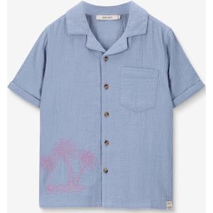 Sissy-Boy - Lichtblauw overhemd met embroidery