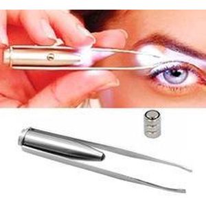 Pincet LED Licht lamp - Wenkbrauw Trimmer Epilator Met LED verlichting - Epileren Met Lamp