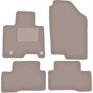 Beige velours vloermatten voor: Kia Sportage V Hybrid SUV (2021-)