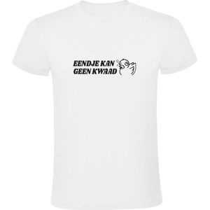 Eendje kan geen kwaad Heren T-shirt - feest - borrel - fuif - zuipen - bier - wijn - badeend