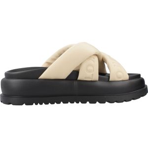 Buffalo - Raya Ari Stud - Casual Schoenen - Beige - Platform Slider