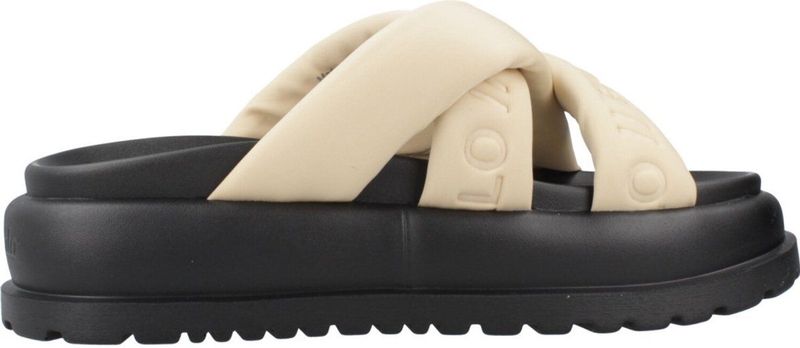 Buffalo - Raya Ari Stud - Casual Schoenen - Beige - Platform Slider