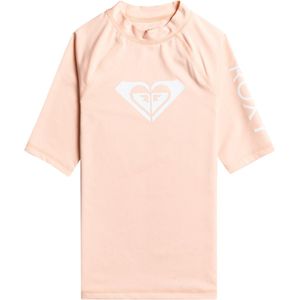 Roxy - UV Rashguard voor meisjes - Whole Hearted - Korte mouw - UPF50 - Tropical Peach - maat 164cm