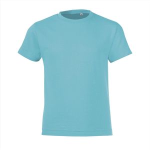 SOL'S Kids´ Round Collar T-Shirt Regent Fit L149K - Atoll Blue - 12 years (142/152)