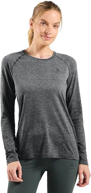 Odlo Crew Essential Seamless T-shirt Met Lange Mouwen Grijs XL Vrouw