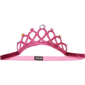 Haarband Lina 5 pack - Kroon haarband met glitters voor baby's en kinderen - meisje haaraccessoire prinses feest