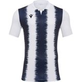 Macron - Miram - Shirt - Wit/Zwart - Korte Mouw - Heren