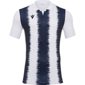 Macron - Miram - Shirt - Wit/Zwart - Korte Mouw - Heren