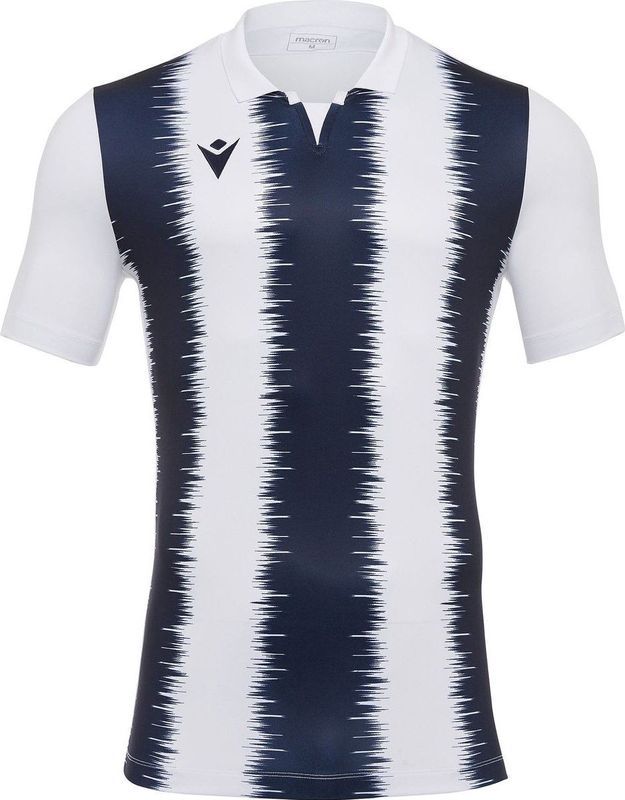 Macron - Miram - Shirt - Wit/Zwart - Korte Mouw - Heren