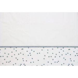 Briljant Baby Wieg Laken Spots - 75 x 100 - Stonegreen