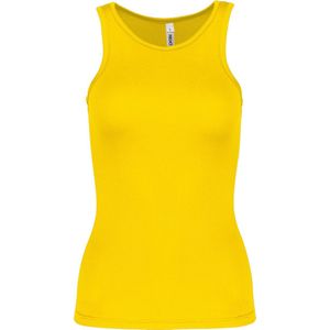 Damessporttop overhemd 'Proact' True Yellow - XL