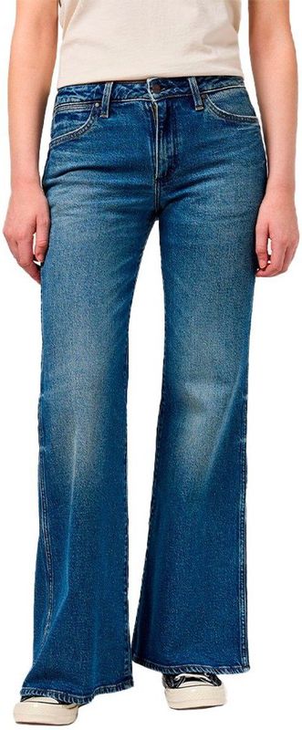 Wrangler 112351071 Wanderer Flare Spijkerbroek Blauw Vrouw