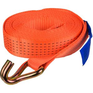 GEKO Spanband met J-haak - 8 m - 5000 kg - 50 mm breed - Polyester