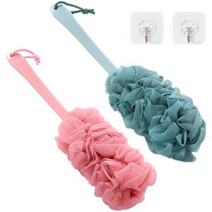 Ibenzoa® Set van Drie Duurzaam Zachte Lichaamsborstels met Lange Handgrepen voor de Douche en Bad, Ideaal voor Elke Dagelijkse Gebruik