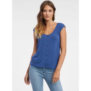 Ragwear dames top - mouwloos - top dames - Latisha - indigo blauw - maat XL