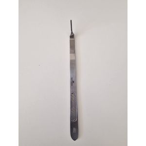 Benelux Surgical Instruments / scalpelmes houder lange gebogen 21 cm 4L