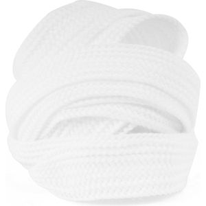 GBG Sneaker Veters 2CM Wijd 140CM - Wit - White - Schoenveters - Laces - o.a. geschikt voor Adidas Campus 00s