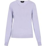 usha BLACK LABEL - Trui - Zwart - Effen - V-hals - Lange Mouw