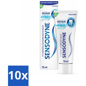 Sensodyne - Tandpasta - Repair & Protect - Gevoelige Tanden - 75 ml - Bulkverpakking - 10 stuks