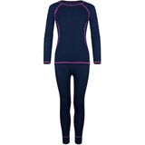 Trollkids - Merino Baselayer Set - Merino-ondergoed - Blauw