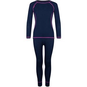 Trollkids - Merino Baselayer Set - Merino-ondergoed - Blauw
