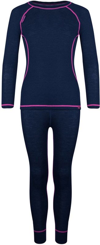 Trollkids - Merino Baselayer Set - Merino-ondergoed - Blauw