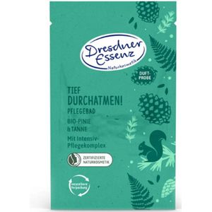 Verzorgingsbad 'Tief Durchatmen'/'Diep inademen' | Bio-Den & Spar - 1x 60g | Badzout Dresdner Essenz - Speciaal voor het openen van je neus bij verkoudheid