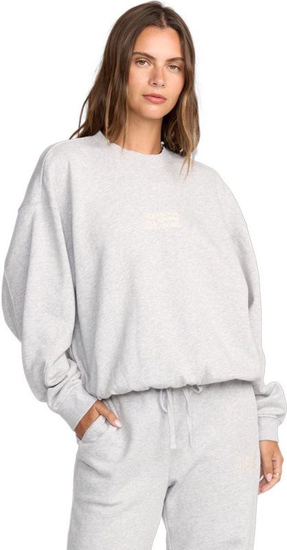Billabong - So Sunny Kendal - Sweatshirt - Heather Grey - Lange Mouwen