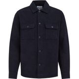 WE Fashion - Overhemd - Donkerblauw - Regular Fit - Lange Mouw