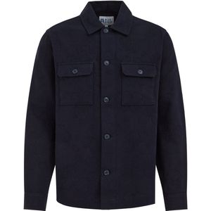 WE Fashion - Overhemd - Donkerblauw - Regular Fit - Lange Mouw