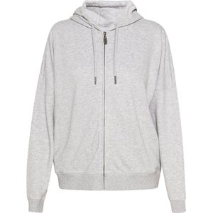 usha - BLUE LABEL - Sweatvest - Grijs Gemêleerd - Capuchon met Trekkoord