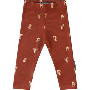 Your Wishes Art Legging - Legging - Rood - Print - Meisjes - Maat: 122/128