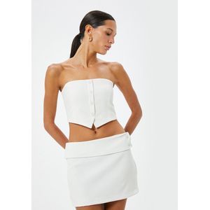 Straploze kraag Mouwloos Tanktop