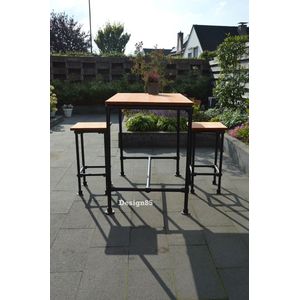 Design85 Margriet Bartafel – Buiten – 120 cm x 76 cm – Tuintafel - Weerbestendig