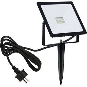 Trango IP65 50 Watt *SAVETY* LED Tuinspot 65-506 Vijverspot, Buitenspot, Schijnwerper, Schijnwerper 6000K Daglicht Wit (Koel Wit) Buiten Wandspot, Padverlichting, Spotlight, Buitenlicht, Wandlamp