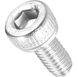 Allecto plus - Zeskantige cilinderkopschroeven 50 stuks [M2,5-0,45 x 3 mm] roestvrij staal 304 Zeskantige cilinderkopschroeven met volledige schroefdraad Allen Drive voor 3D-printer ventilator koeling vervanging, zilver - 50 stuks