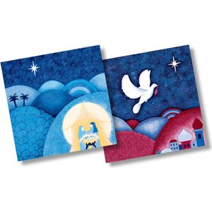 Glebe Cottage The Eco-Friendly Card Company Notecard ~ Kaartenmapje Kerst Anna Murdin