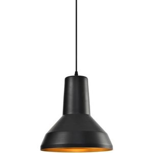 Moderne hanglamp zwart met gouden decoratie - Sicily