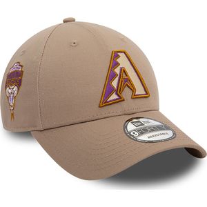 Arizona Diamondbacks Cap - World Series Team Side Patch - LIMITED EDITION - 9Forty - One size - Brown - New Era Caps - Pet Heren - Pet Dames - Petten