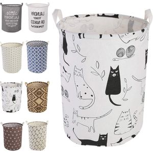 Inklapbare Wasmand 50 cm - Waterdichte Opbergmand met Draaggrepen voor Babyproducten, Speelgoed en Slaapkamer