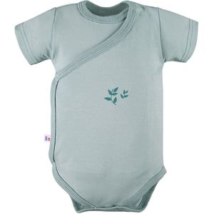 Eevi - Rompertje - Overslagromper - Groen - Maat 56 - 0 t/m 2 maanden