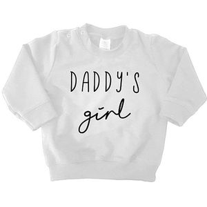 Sweater Daddy's Girl - Wit - Little Adventure - Maat 104
