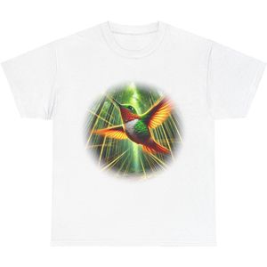 Adapt-able - Zippy the Hummingbird - T-Shirt - Wit - L