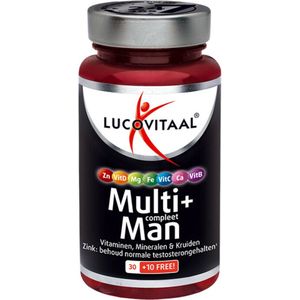 Lucovitaal Multivitamine Supplementen - Compleet Man - 40 Tabletten